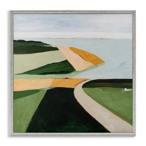 Stupell Industries Where The Land Breathes Framed Giclee Art, Gray, 17" x 17" - 1 of 4