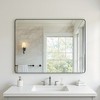 CIPACHO Black Metal Framed Wall Mirror - Unbreakable, Anti-Delivering, Distortion-Free, Easy Install - 2 of 4