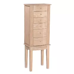 Marian Jewelry Armoire Natural - Powell Company