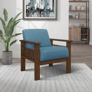 NixBex Accent Chair with Padded Seat and Back Living Room Chair Comfy Chair Armchair for Bedroom, Reading Room - 1 of 4