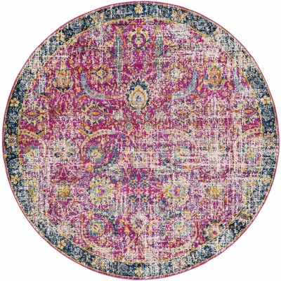 Hauteloom Vick Colorful Burgundy Rug