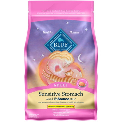 Blue Buffalo Sensitive Stomach Chicken & Brown Rice Recipe Adult Premium Dry Cat Food - image 1 of 4