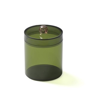 Clear Acrylic Decorative Canister - Bullseye's Playground™ - 1 of 3