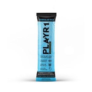 PLAYR1 Stick Pack - Sour Blue Raz (Non-Caffeinated) - 1 of 3