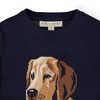 Hope & Henry Unisex  Cotton Dog Intarsia Pullover Sweater, Infant - 2 of 4