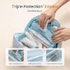 LOVEVOOK Travel Makeup Bag for Women, 2Pcs Set Puffer Waterproof Cosmetic Organizer - 3 of 3