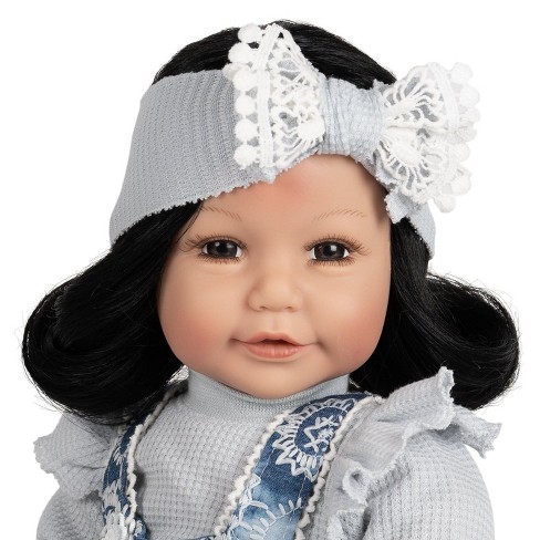 Adora Realistic Baby Doll Vintage Lace Toddler Doll 20 Inch Soft Cuddleme Vinyl Black Hair Brown Eyes Target