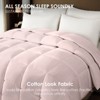 Sevobal Quilts Pink Oversized Plump Thick Duvet Perfect for Cozy Bedrooms and Luxury Hotels. Fits Single/Double Beds, Pink, 120"*120"*1" - 2 of 4