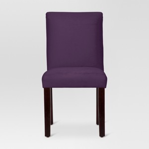 Velvet Parsons Dining Chair Purple - Threshold