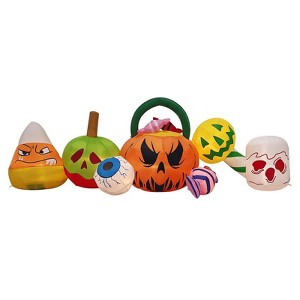 Karl Home 8FT Halloween Inflatables Pumpkins Eyeball Candy Outdoor Decorations - 1 of 4
