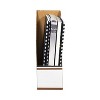 Bankers Box Corrugated Cardboard Magazine File, 4 x 11 x 12.25, Wood Grain, 12/Carton - 3 of 4