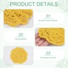 Unique Bargains Round Handmade Crochet Cotton Cup Coaster Placemats Home Decoration - 2 of 4