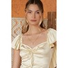 Slickblue Gold Triple Length Chain Necklace, Pearl Trim & Bead Detail, Adjustable 14-21 Inch, Hook Closure - 2 of 3
