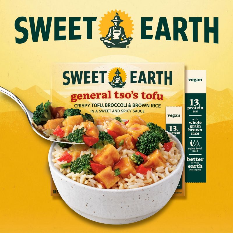 Sweet Earth Vegan Frozen Natural Foods General Tso&#39;s Tofu - 9oz, 5 of 15