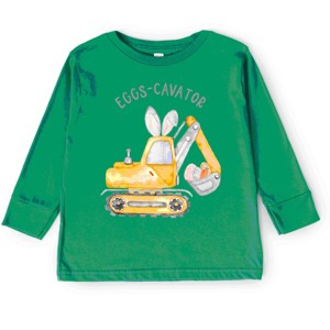 The Juniper Shop Eggs-Cavator Toddler Long Sleeve Tee - 1 of 4