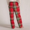 Lands' End Men's High Pile Fleece Lined Flannel Pajama Pants - 2 of 4