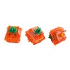 Electro Burst Tangerine V2 Switches - Lubed Linear Custom Keyboard Switches 20pcs - 2 of 4