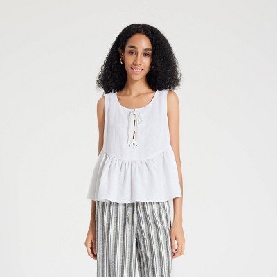 Women's Tie-Front Tank Top - Universal Thread™