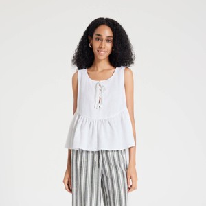 Women's Tie-Front Tank Top - Universal Thread™ - 1 of 4
