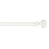 EXCLUSIVE HOME Peony 1" Curtain Rod and Coordinating Finial Set - 2 of 3