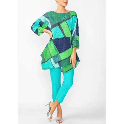 Women's Layered Asymmetrical Tunic - IC Collection
