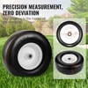 VEVOR Lawn Mower Tires with Rim, 13x5-6" Tubeless Tractor Tires, 2-Pack Tire and Wheel Assembly, Flat-free PU Tires, 3.25"-5.9" Centered Hub, Black - 4 of 4