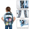 Lanky Box Character Grid 16” Clear Backpack & Lunch Kit Value Set - 2 of 4