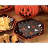 Blue Panda 50-Pack Halloween Disposable Cocktail Lunch Paper Napkins Party Supplies, Black 5 x 5 In - 2 of 4