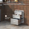 VEVOR 18x23 Inch Outdoor Kitchen Stainless Steel Triple Access BBQ Drawers with Chrome Handle, 18 x23 x 23 Inch,Silver - 4 of 4