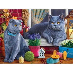 Sunsout British Cats 1000 pc   Jigsaw Puzzle 42932 - 1 of 4