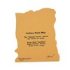 Cat's Meow Village 5.0 Inch Indiana State Map , Souvenir Vacation Keepsake (1PC) - 2 of 3