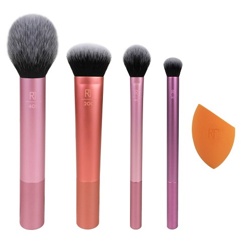 Real Techniques Everyday Essentials Makeup Brush Kit - 5pc : Target