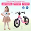 Safstar 12 Inch Toddler Balance Bike, No Pedal Training Bicycle w/ Adjustable Seat Height, Indoor Outdoor Kids Push Bike, Gift for Kids 3+ Years Old - 2 of 4