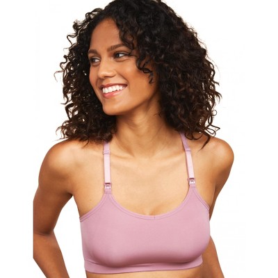 Image of Motherhood Maternity | MiMi Racerback Clip Down Maternity and Nursing Bra - Dusky Orchid