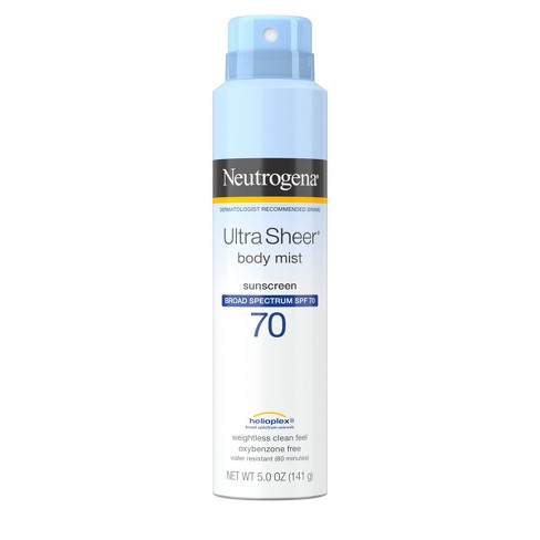 Puerto marítimo calculadora Limpia la habitación Neutrogena Ultra Sheer Sunscreen Spray - Spf 70 - 5oz : Target