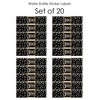Big Dot of Happiness Adult 100th Birthday - Gold - Birthday Party Water Bottle Sticker Labels - Set of 20 - 3 of 4