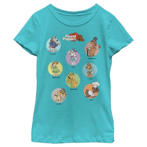 Girl's Pound Puppies Character Portraits T-Shirt - image 1 of 3