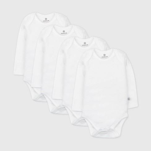 Classic organic cotton jersey bodysuits are a must have staple