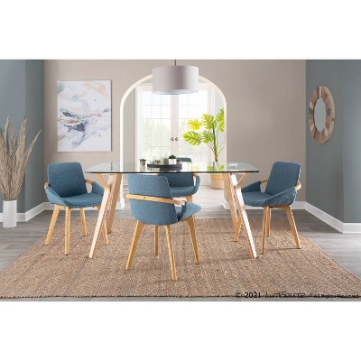 Cosmo Bamboo/Polyester Dining Chair - LumiSource