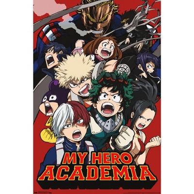 My Hero Academia - Manga / Anime TV Show Poster / Print (Characters)