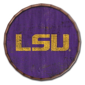 NCAA LSU Tigers Cracked Color 24" Barrel Top - 1 of 3