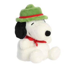 Aurora Mini Palm Pals Beagle Scout Snoopy Peanuts Adorable Stuffed Animal White 5" - 1 of 4