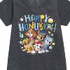 - Paw Patrol - Happy Hanukkah Graphic Short Sleeve Fleece Dress - 2 of 4