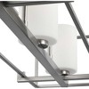 Progress Lighting Chadwick 3-Light Wall Bracket, Brushed Nickel, Opal Glass Shade - 3 of 4