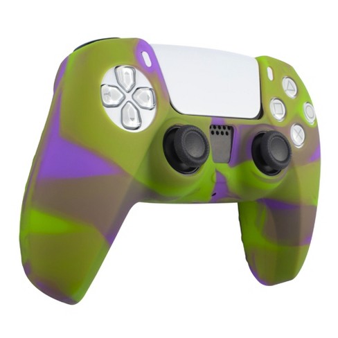 ps5 controller insten playstation camouflage silicone compatible sony skin purple case target