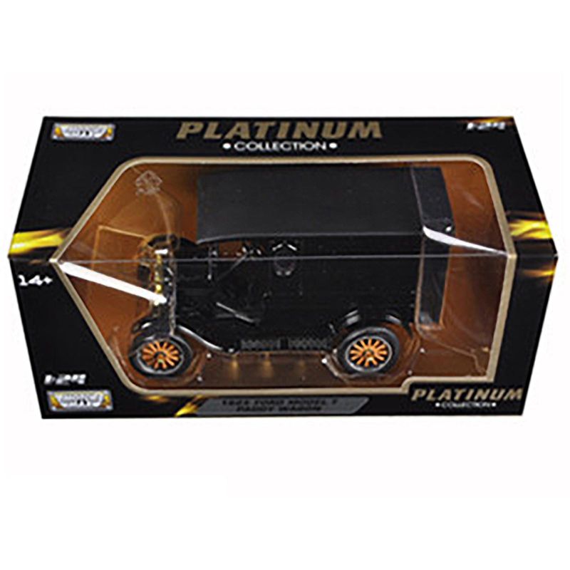 1925 Ford Model T Paddy Wagon Black 1/24 Diecast Model Car by Motormax, 3 of 4