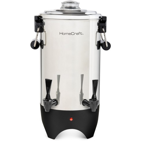 Hamilton Beach 45 cup Fast Brew stainless steel one hand dispensing popular coffee urn