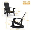 Arceso All-Weather HDPS Adirondack Rocking Chair, High Back Outdoor Porch Rocker for Patio, Garden, Backyard & Indoor Use - 2 of 4