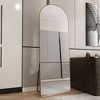 LOVMOR Inch"60"*"16.5"Generation of floor mounted full length mirrors,Golden - 4 of 4