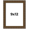 PosterPalooza | Photo Size Sculpted Gold Picture Frame - UV Acrylic, Foam Board Backing, Hanging Hardware - 2 of 4